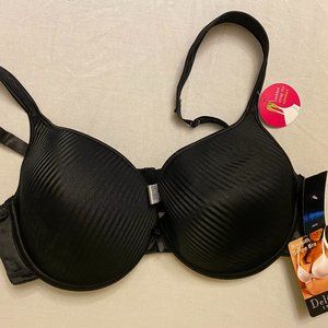 Delta Burke Black Bra 40DD  NWT